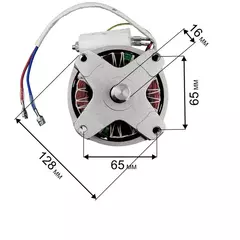 Двигатель эл. переменного тока QUATTRO ELEMENTI Graviti 200, 220 (916-035-054)