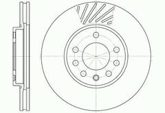 Диск тормозной вентилируемый G-brake  GR-02798