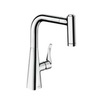 Hansgrohe Metris M71 14834000 Смеситель для кухни с выдвижным изливом и лейкой