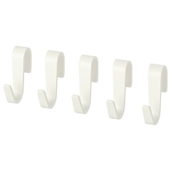 Набор крючков IKEA SUNNERSTA (СУННЕРСТА), Белый, 5 шт