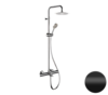 Remer Elegance EQ34A8MPUFM25NO Душевая система термостатическая, цвет: черный матовый