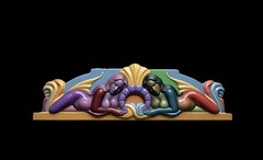 Силиконовый молд № 0529 Русалки -2