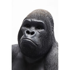 Фигура декоративная Monkey Gorilla Side Medium «Горилла сбоку средняя», Чёрный