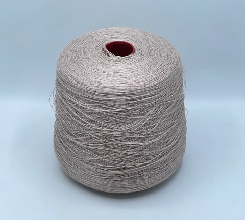Бобинная пряжа, Linen, 1/960 960м, 100% Лен, Бежевый жемчуг. 40757