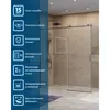 BelBagno SOFT_CLOSE-2-AH-1-180/80-C-GM Душевой уголок