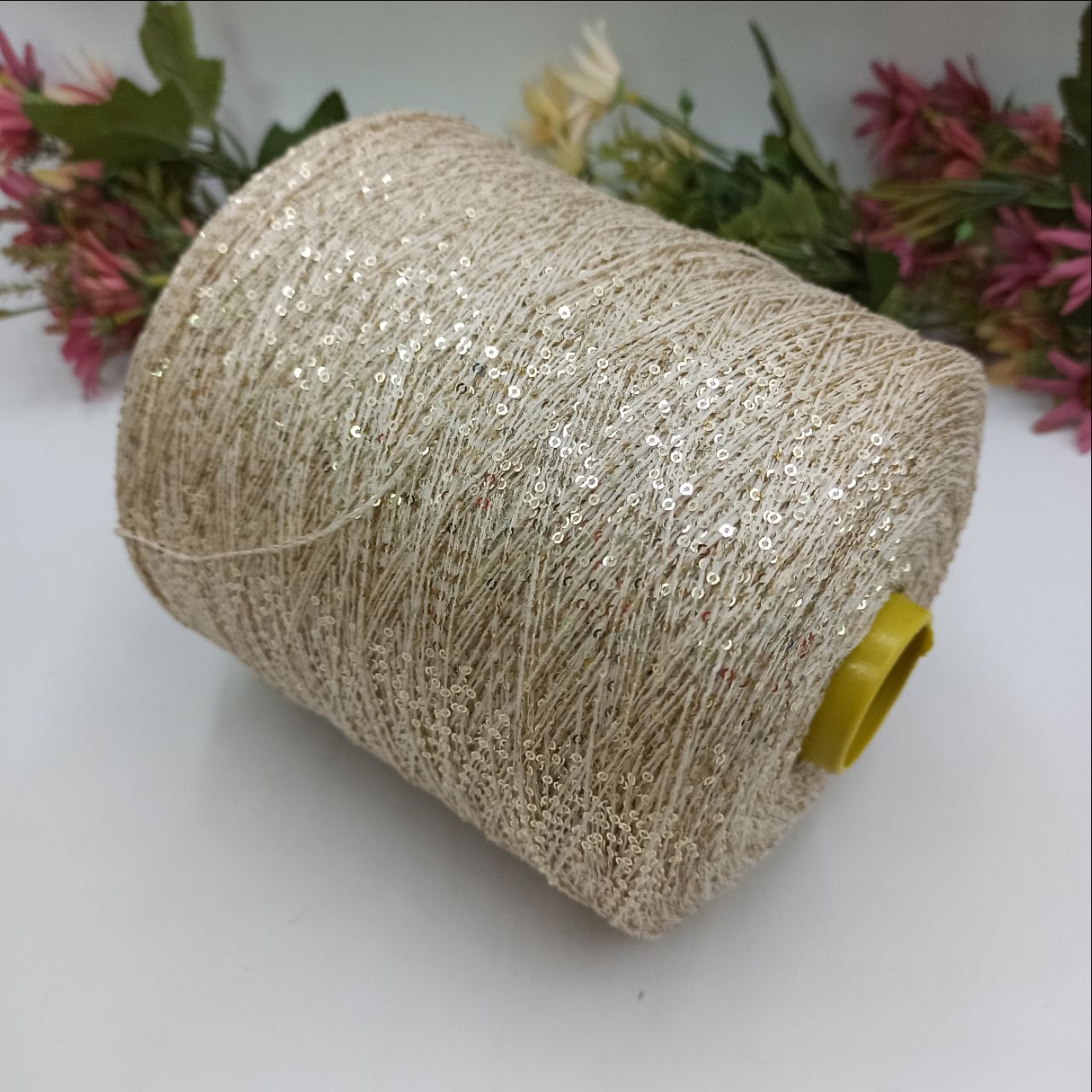 Густая пайетка Shine 01 450м/100гр Золотой песок