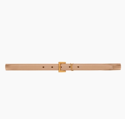Ремень SAINT LAURENT с пряжкой CASSANDRE 2 cm