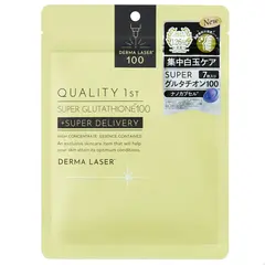 Quality Маска дерма лазер омолаживающая суперглютатион 100 Кволити Фест- 1st Derma Laser Super Glutathione 100, 7 шт.