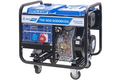 Дизель генератор трехфазный TSS SDG 6000EH3A - [6 кВт / 380V] двигатель Lifan, эл. старт