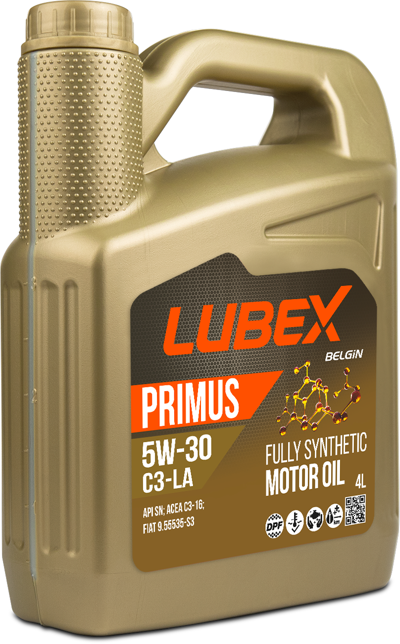 Моторное масло Lubex Primus C3-LA 5W30 SN C3 синтетическое 4л