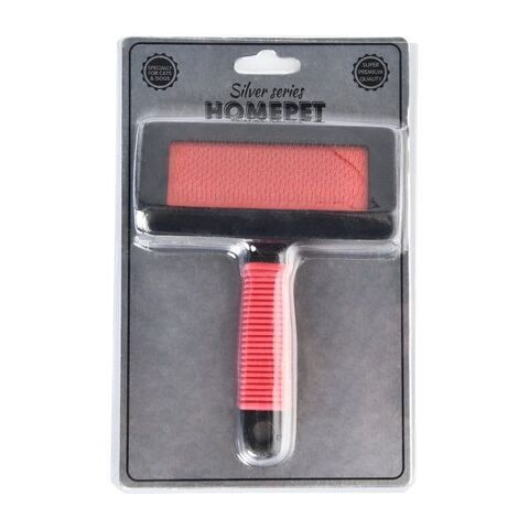 Homepet Silver Series пуходерка пластиковая 15,5 см х 11,5 см размер M