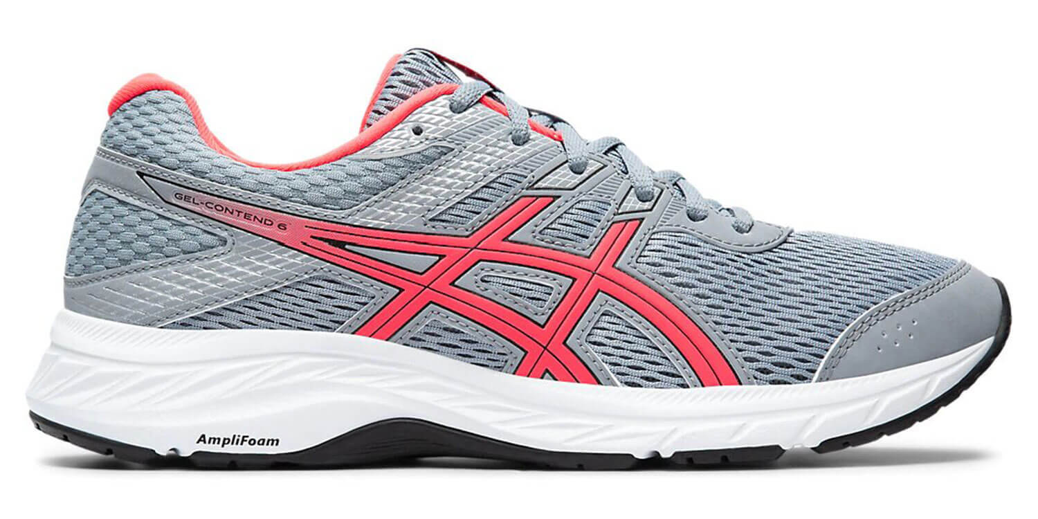 Asics Gel Contend 6 кроссовки для бега женские серые