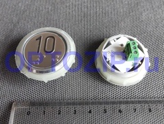 Кнопка "10" кр. (07677)