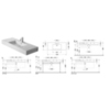 Duravit Vero 329120060 Раковина для мебели с перел., без отв. под смес., 1250x490мм, цвет: Белый