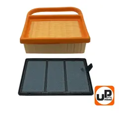 Фильтр воздушный UNITED PARTS для STIHL TS420, набор 2 шт. (основной + предварительный) (90-0234)