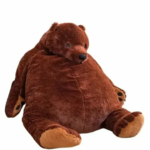 Мягкая игрушка медведь PÄLSLEKSAKER, 100 см, полиэстер