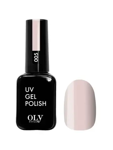 OLYSTYLE Гель-лак для ногтей тон 005 розово-кремовый