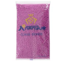 
          Бисер Alingar размер №12 вес 450 гр., фуксия глянец, непрозрачный, пакет