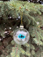New Year balls skydive