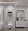 Aquanet 332541 Тумба с раковиной Джейн 60 цв.маренго (раковина Flat) (332541)