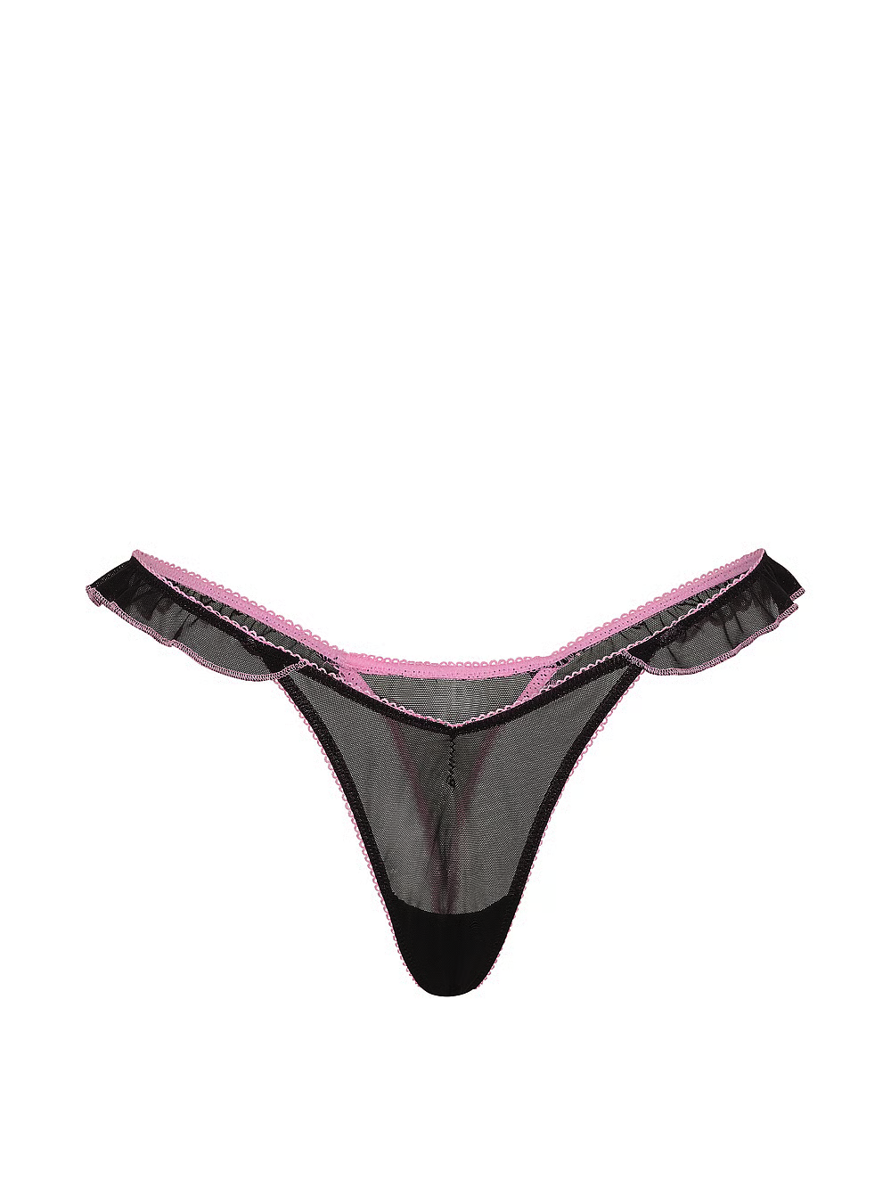 PINK ТРУССИКИ ТАНГА С РЮШЕЙ