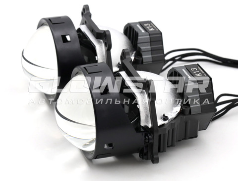 Билед модули Aozoom K13 3.0 дюйма, 2 чипа, 6000K, 12V 52/57W 4300/4600Lm (комплект, 2шт)