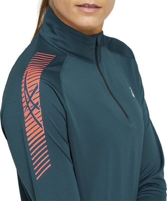 Asics Icon 1/2 Zip LS рубашка для бега женская - 4