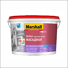 Краска в/э для фасада Marshall АКРИКОР BС (Прозрачный)