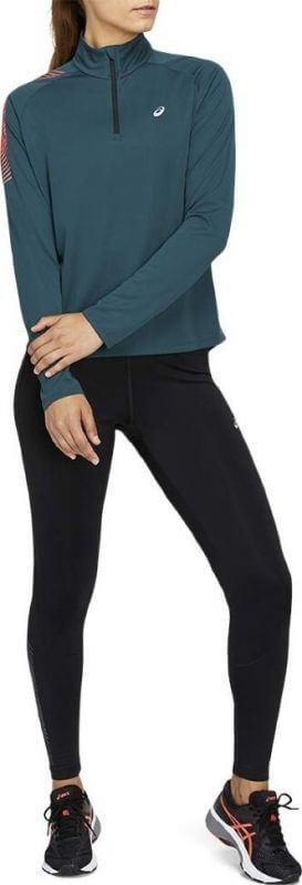 Asics Icon 1/2 Zip LS рубашка для бега женская - 5
