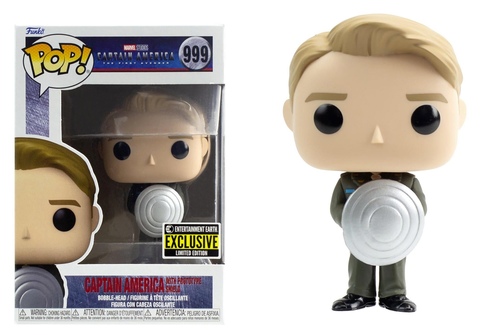 Funko POP! Marvel. The First Avenger: Captain America with Prototype Shield (Ent. Earth Exc) (999)