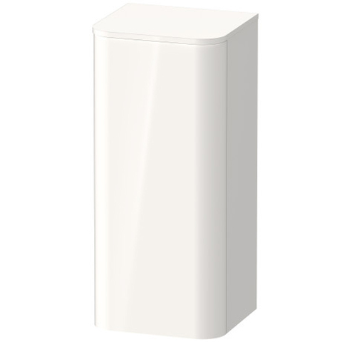 Duravit Happy D.2 Plus HP1260L2222 Пенал подвесной 880x400x360мм 1 дверь, 2 стекл. полки, SX, цвет: белый глянцевый (без топа)