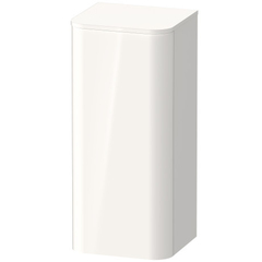 Duravit Happy D.2 Plus HP1260L2222 Пенал подвесной 880x400x360мм 1 дверь, 2 стекл. полки, SX, цвет: белый глянцевый (без топа) фото