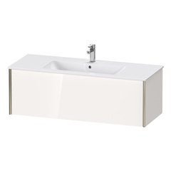 Duravit XViu XV40280B122 Тумба подвесная 400x1210x480мм, для раковины #233612, 1 ящик, цвет: белый глянцевый/champagne matt фото