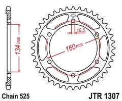 Звезда мотоциклетная CBR 600 RR PC37 03-06