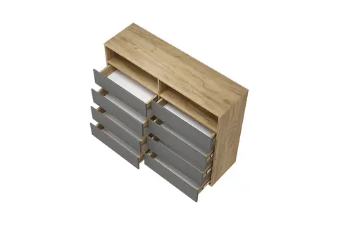 Комод Твист крафт / графит