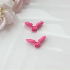Пружина-стоппер 22 мм (Bead Stopper), цвет розовый, 2 штуки, И010