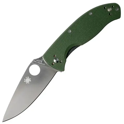 Нож складной Spyderco Tenacious Зелёный, C122GPGR, сталь 8Cr13Mov