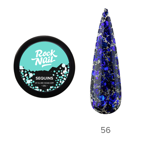 Гель-краски RockNail Sequins 56 Spoiled
