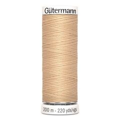 Нить Sew-All 200 м, Gutermann, 421 топленое молоко