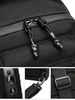 Картинка рюкзак однолямочный Ozuko 9661 black - 7