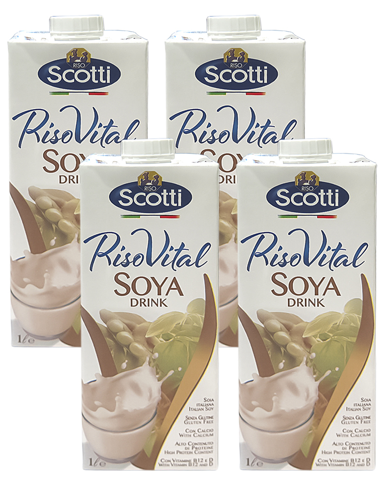 Соевый напиток Riso Scotti с кальцием Riso Vital 1 л. - 4 шт