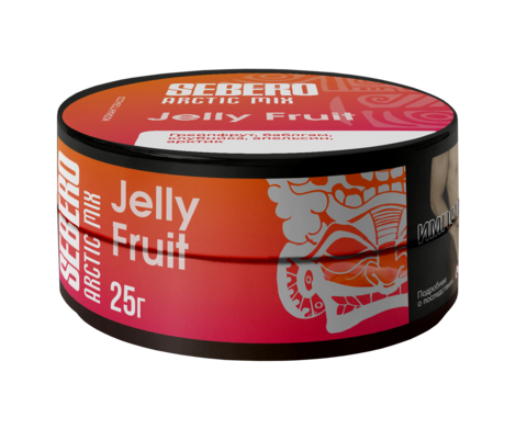 М. Табак для кальяна Sebero Arctic mix Желли Фрут (Грейпфрут, баблгам, клубника, апельсин, арктик) 25гр
