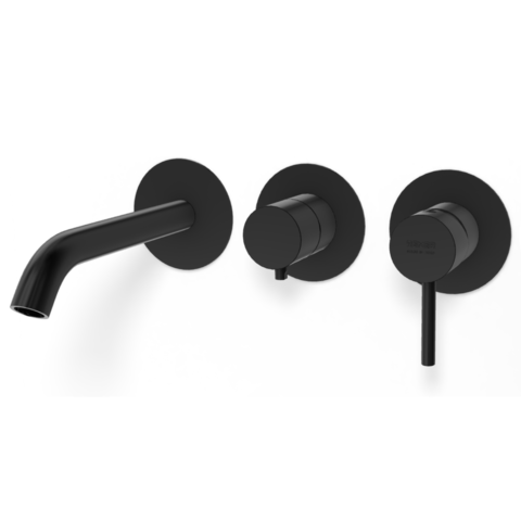 Remer X54D3PWBCFP Смеситель для ванны Remer X Style X54D3PWBCFP, черный брашированный хром