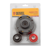 Катушка триммерная полуавтомат, быстрая заправка, шестигранник HEX х 15/6, болт 5/16 левый, М8 левый Denzel — фото 5