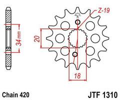 Звезда ведущая JTF1310 14SC