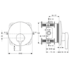 Ideal Standard Melange A4719AA Смеситель встраиваемый на 1 потребителя