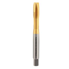 Метчик М10х1,5 (Машинный) DIN371 HSSEPM-TiN 6h B/4-5P 100мм a=8,0 H-Tools 30036THT