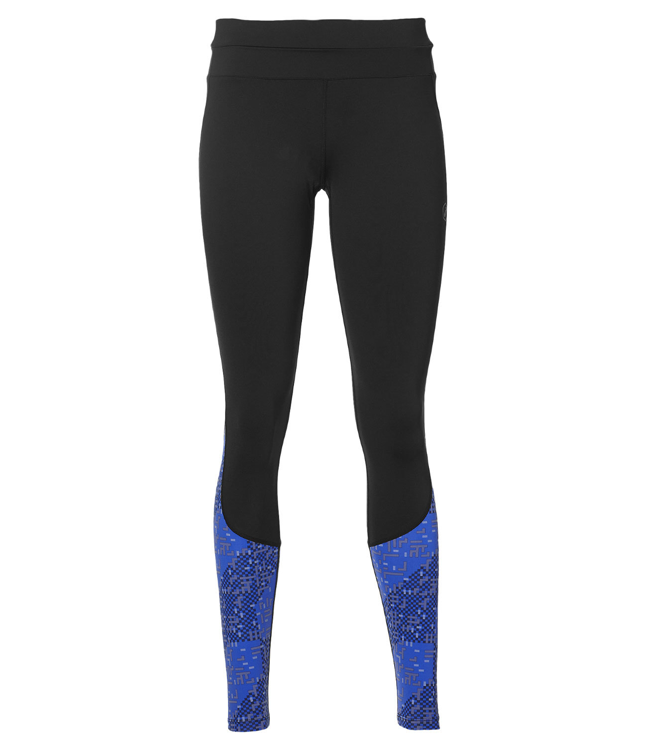Тайтсы для бега женские Asics Racetight черные-синие
