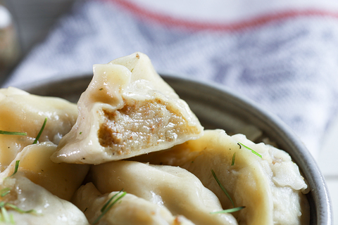 Вареники с картошкой и мясом «Деревенские»