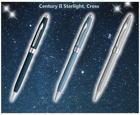 Ручка перьевая Cross Century II, Starlight , Sky Blue CT, F (AT0086-33FS)